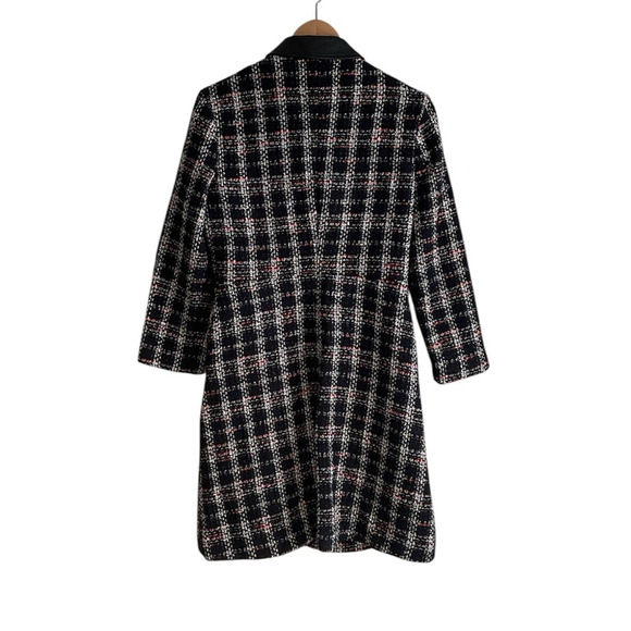 Maje Renaty Black and White Plaid Mini Dress, size EU 40 - Picture 6 of 16